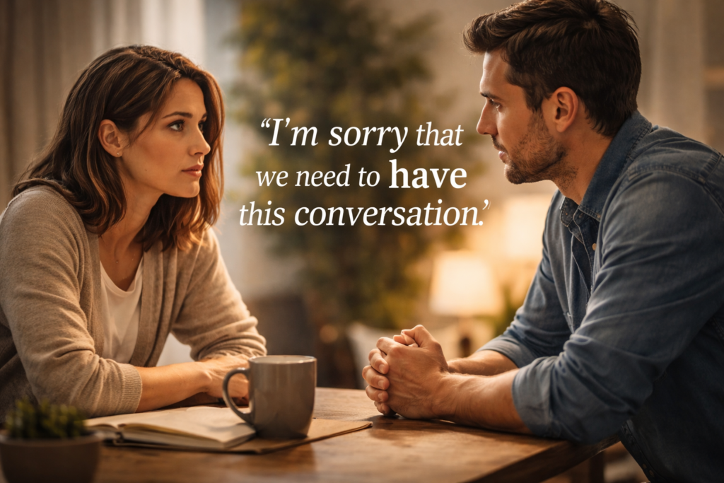 I’m Sorry That We Need to Have This Conversation SANSANI