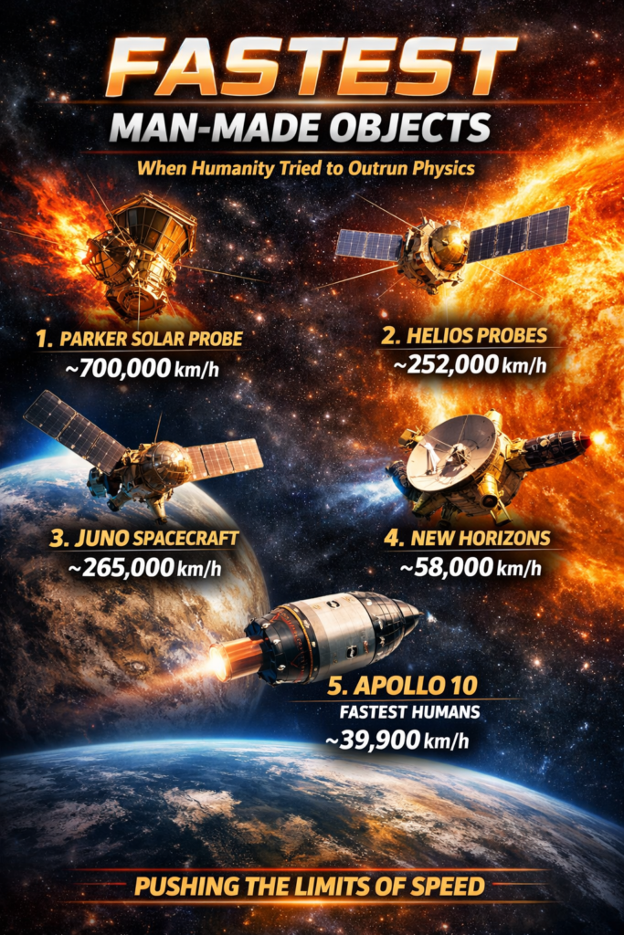 FASTEST MAN-MADE OBJECTS: When Humanity Tried to Outrun Physics - SANSANI
